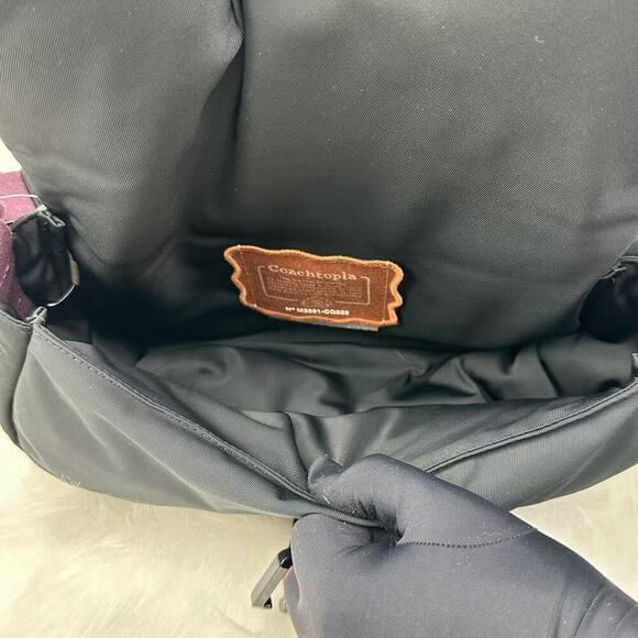 Coach Coachtopia Loop Puffy Wavy Dinky Shoulder Bag Black Rainbow CQ859 NWT - Picture 9 of 12